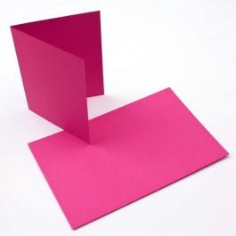 Glückwunschkarten Rosa 14x10.8cm (50 Stück) [PC208]