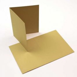 Glückwunschkarten Gold/Grün 14x10.8cm (50 Stück) [PC211]