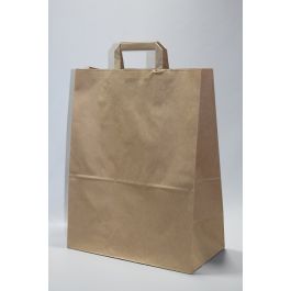 Sac papier en kraft marron 80 g/qm 32x21x27 cm (50 pièces) [PADB3227XL]