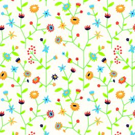 Geschenkpapier aus Gras auf Rolle | Blumen (1 Stück) [FP-IO1713]