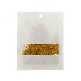 Kraft-Klappenbeutel Weiß Umweltfreundlich 7,6x10,2 cm Verschließbar mit Fenster (100 Stück) [KHS34WKW]