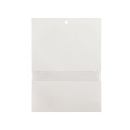 Kraft Klappenbeutel Weiß Umweltfreundlich 12,7x17,8 cm Verschließbar mit Fenster (100 Stück) [KHS57WKW]