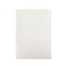 Kraft Klappenbeutel Weiß Umweltfreundlich 15,2x22,9 cm Verschließbar (100 Stück) [KHS69WK]