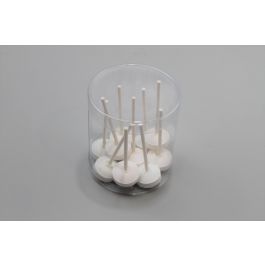 Tube Plastique rond 5x15cm glued Base et Couvercle (25 pièces) [KJ-5X15V]