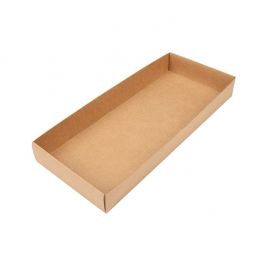 Base Boite Cadeau Kraft 12,7x3,8x30,5 cm (25 pièces) [KR12]