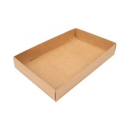 Base Boite Cadeau Kraft 15,2x3,8x24,1 cm (25 pièces) [KR13]
