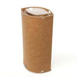 Boîtier Cadeau de luxe (ovale) 7.8 x 5.2 x 15.4cm (25 Pièces) [KTES26]