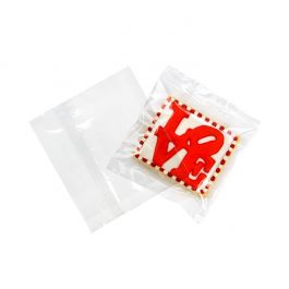 Sachet scellable à joint central laminé Qualité supérieure 40 microns 10.2x10.2cm (100 pièces) [SLB44]
