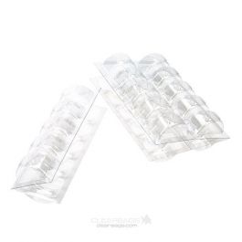 Alvéoles pour boites Macaron à transparence cristalline 32.3 x 18.7cm (10 Pièces) [FPBI261]