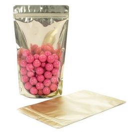Doypack avec dos or mat 17.1 x 8.9 x 28.6 cm (340 g) (100 Pièces) [ZBGMG4]