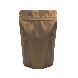 Doypack bronze métallisé 13 x 7.9 x 20.6 cm (113 g) (100 Pièces) [ZBGM3BZ]