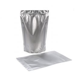 Doypack argent métallisé 22.9 x 12.1 x 34.3 cm (907 g) (100 Pièces) [ZBGM6S]