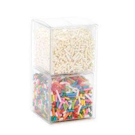 Coffret emboîtable de 4.1 x 4.1 x8 cm avec 2 boîtes intérieures + 1 boîte intérieure (25 Pieces) [NBS7]