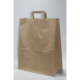 Sac papier en kraft marron 90 g/qm 32x17x45 cm (50 pièces) [PADB9045]