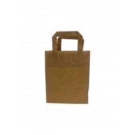 Sac papier en kraft marron 70 g/qm 18x8x22 cm (50 pièces) [PADB1822]