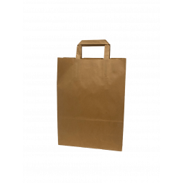 Sac papier en kraft marron 70 g/qm 26x17x25 cm (50 pièces) [PADB2625]