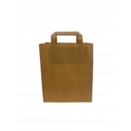 Sac papier en kraft marron 70 g/qm 22x10x28 cm (50 pièces) [PADB7026]