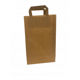 Sac papier en kraft marron 70 g/qm 22x11x36 cm (50 pièces) [PADB7036]