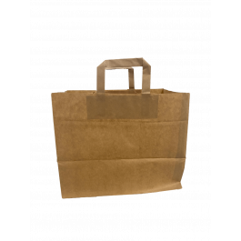 Sac papier en kraft marron 80 g/qm 32x12x41 cm (50 pièces) [PADB9040]