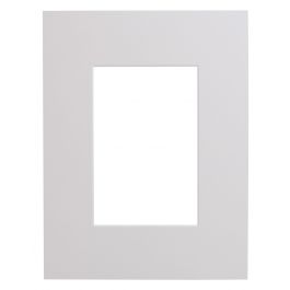 Contrecollé / passe-partout 225 Très blanc 20x28cm avec fenêtre 12x17cm (5 pièces) [MA-7422520281]