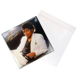 BLPD3 Housses pour album 45 tours à transparence cristalline (laminé) 32.7x31.6 + 3.9 cm.