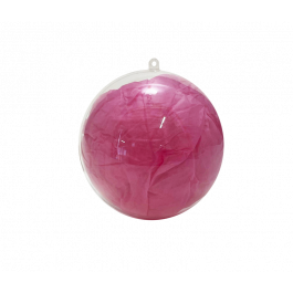 Boule en plastique transparent 10cm (25 pièces) [PEP-1002101]