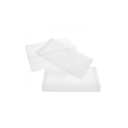 Boites cadeau plastique à transparence cristalline 14.9 x 2.5 x 19.8cm (25 Pièces) [FPB166]