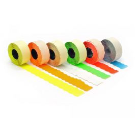 Etiquette de prix 26x12 mm blanc permanent 1500 pcs. par rouleau (1 rouleau) [DV-Q842.612]