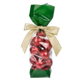Sachet SOS imprimé avec extrémités vertes 5.1x4.8x24.1 cm (100 pièces) [G1GR]