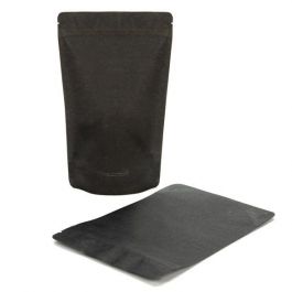 Sac en papier de riz noir 17.1 x 8.9 x 27.9 cm (340 g) (100 Pieces) [ZBGR4SB]