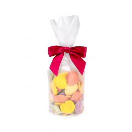 Glacé Sachet a Fond Rond 8,3x25,4 cm avec insert en papier (50 pièces) [RPBGF3]