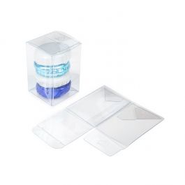 rPET Crystal Clear Pop & Lock Box 5.1x5.1x7.6 cm (25 pieces) [PLB139R]