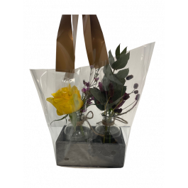 Douille avec poignées pour vases à fleurs extra small 25x38x16cm fond (50 pcs) [SL0042064A]
