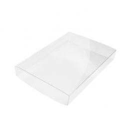 Aufschiebedeckel Transparent 11.6x1.7x15.2cm (25 Stück) [SC3]
