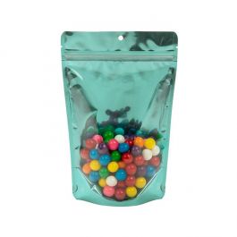 Pochettes Doypack Teal 14,9 x 8,9 x 23,2 cm avec trou de suspension (100 pièces) [ZBGB7TL]