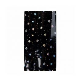Sachet à sceller Noirs Avec étoiles Holographiques 7,6x14 cm (25 pièces) [SVP35HHB]