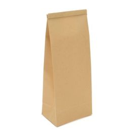 Sachet en Kraft brun refermable à attache métalique 10,8x6,4x26,7 cm (100 pièces) [TTB2K]