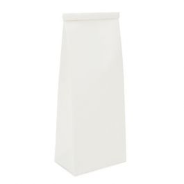 Kraftbeutel Weiß wiederverschließbar 10.8x6.4x26.7 cm (100 Stück) [TTB2W]