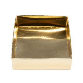 Fond de boîte en papier, Or 8 x 2,5 x 8,5 cm (25 pièces) [SG356]