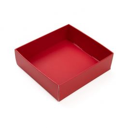 Petite Boite avec fond en carton Rouge kraft 7.9x2.5x8.3cm (25 Pièces) [RD356]
