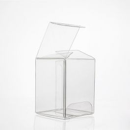 Boîtier cadeau à transparence cristalline 3.8 x 3.8 x 5.1cm (50 Pièces) [VB291]