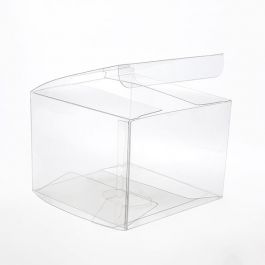 Boîtier cadeau à transparence cristalline 10.2 x 10.2 x 7.6cm (50 Pièces) [VB303]
