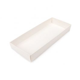 Base Kraft Blanc pour Boite 12,7x3,8x30,5 cm (25 pièces) [WH12]