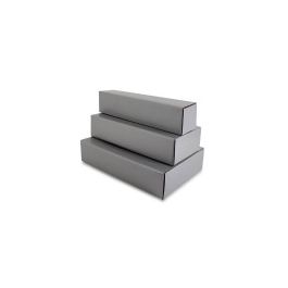 Coffret bouteille de vin 16 x 8 x 36 cm Argent (50 pcs) [FP-VWL004]