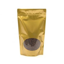 Doypack or avec fenêtre ovale 17.1 x 8.9 x 28.5 cm (340 g) (100 Pièces) [ZBGO4G]