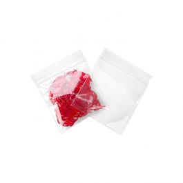 Sachet zip à transparence cristalline 75 microns 10,2x10,2cm (100 pièces) [Z3C44]