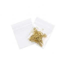 Sachet zip à transparence cristalline 100 microns 5,1x5,1cm (100 pièces) [Z4C22]