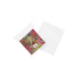 Sachet zip à transparence cristalline 100 microns 10,2x10,2cm (100 pièces) [Z4C44]