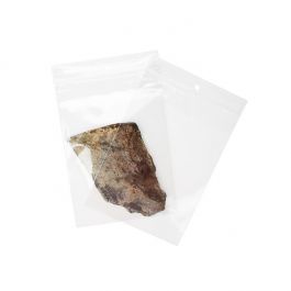 Sachet zip à transparence cristalline 100 microns avec trou pour suspension 12,7x17,8cm (100 pièces) [Z4R57]