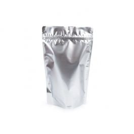 Pochettes doypack Argent 17,1 x 8,9 x 28,6 cm avec trou de suspension (100 pièces) [ZBGM4SH]